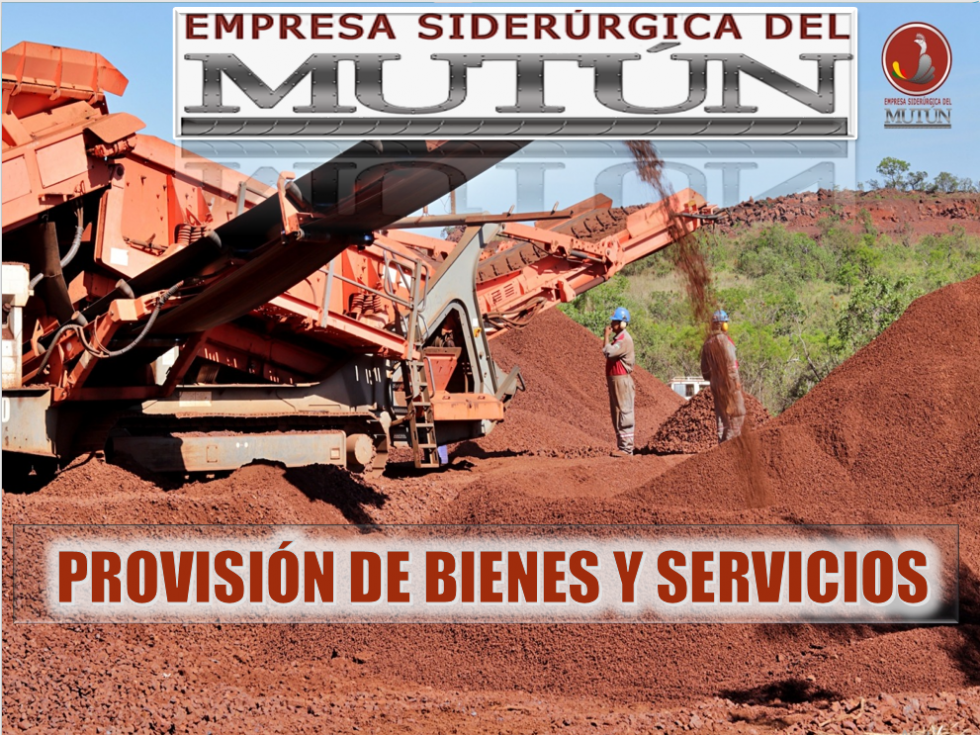 DIAPOSITIVAS EXPUESTAS EN CAPACITACIÓN DE PROVISIÓN DE BIENES Y SERVICIOS  - Empresa Siderúrgica del Mutún