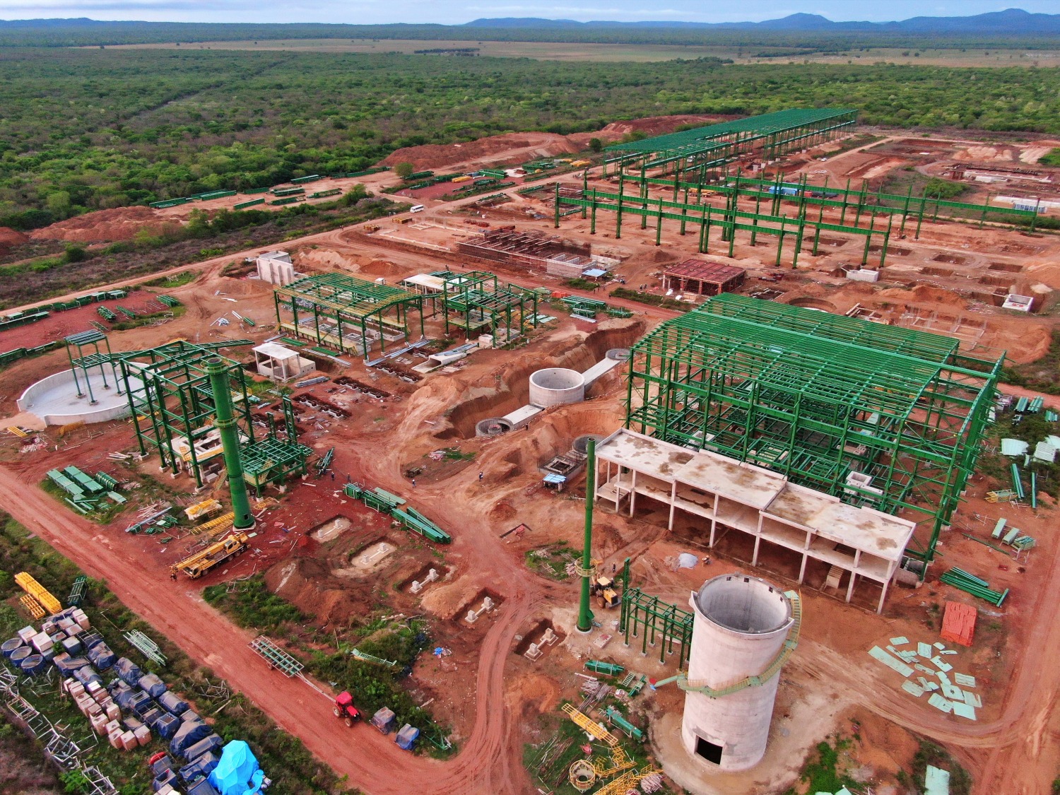 A 29 días de paro, las obras civiles en el complejo siderúrgico son las más afectadas  - Empresa Siderúrgica del Mutún