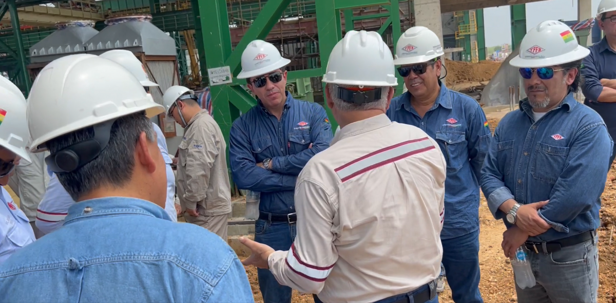 YPFB asegura suministro de gas para Complejo Siderúrgico del Mutún   - Empresa Siderúrgica del Mutún