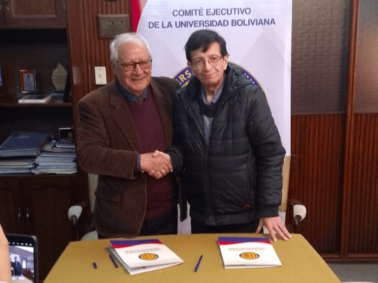 Firma de convenio del CEUB y la ESM abre prácticas, pasantías e investigación con 15 universidades del sistema público de Bolivia  - Empresa Siderúrgica del Mutún