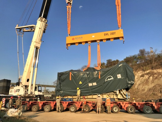  Llegan 10 motores alemanes para la Central Eléctrica del complejo siderúrgico del Mutún