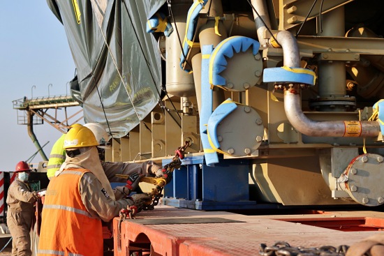  Llegan 10 motores alemanes para la Central Eléctrica del complejo siderúrgico del Mutún