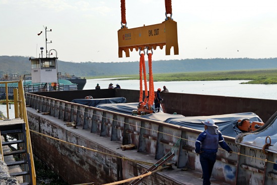  Llegan 10 motores alemanes para la Central Eléctrica del complejo siderúrgico del Mutún