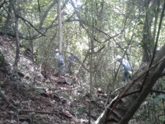 Reapertura del camino y la mina de manganeso (San Pedrito)