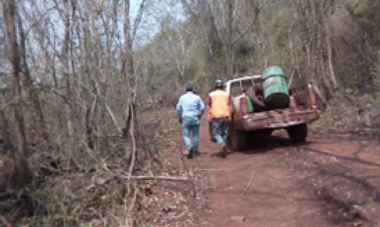 Reapertura del camino y la mina de manganeso (San Pedrito)