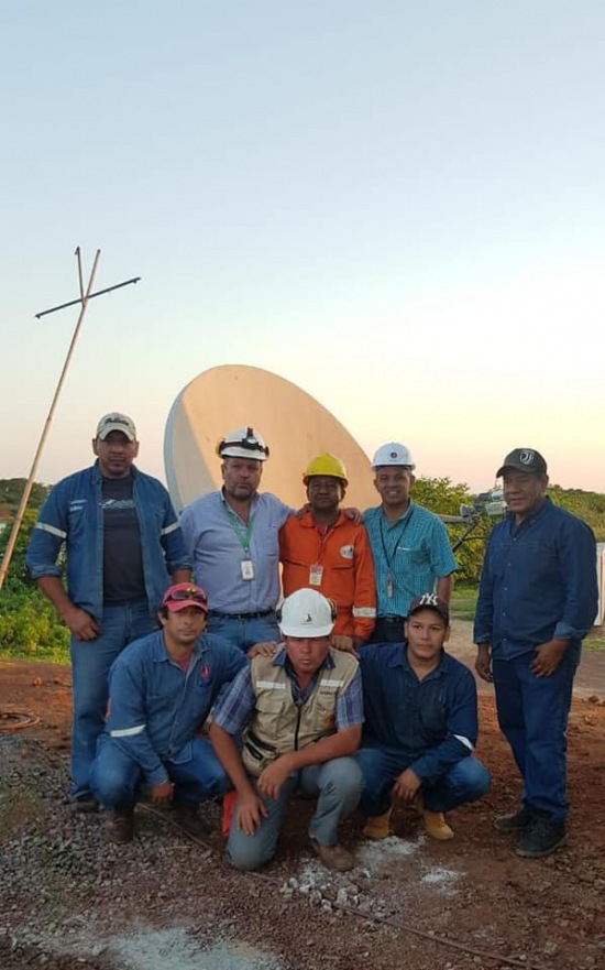 Agencia Boliviana Espacial (ABE) Y ESM conectan a Puerto Busch con el mundo
