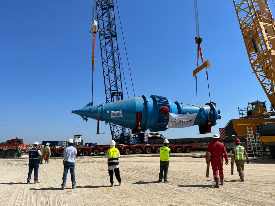 Reactor del Complejo Siderúrgico del Mutún ya está en Bolivia 