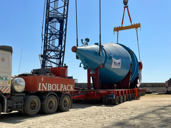 Reactor del Complejo Siderúrgico del Mutún ya está en Bolivia 