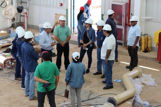 Concejales de Puerto Suárez constatan avance del 87% en complejo siderúrgico