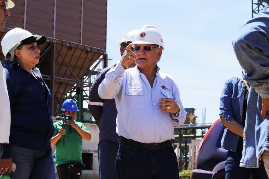 Concejales de Puerto Suárez constatan avance del 87% en complejo siderúrgico