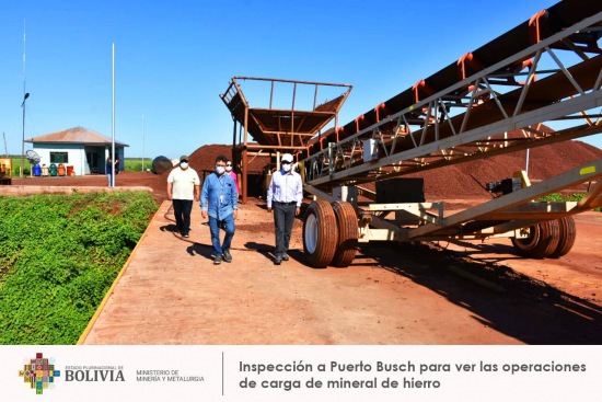 Ministerio de Minería inspecciona Empresa Siderúrgica de El Mutún