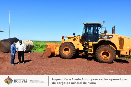 Ministerio de Minería inspecciona Empresa Siderúrgica de El Mutún