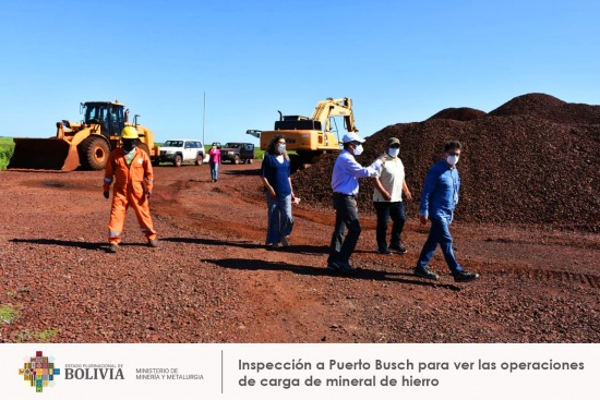 Ministerio de Minería inspecciona Empresa Siderúrgica de El Mutún