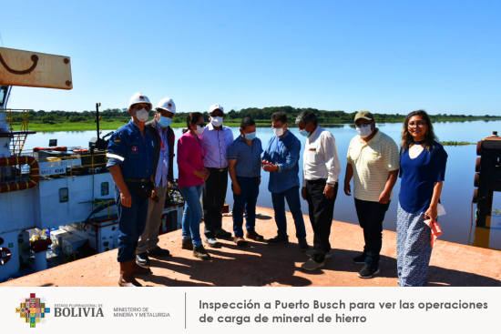 Ministerio de Minería inspecciona Empresa Siderúrgica de El Mutún