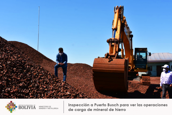 Ministerio de Minería inspecciona Empresa Siderúrgica de El Mutún