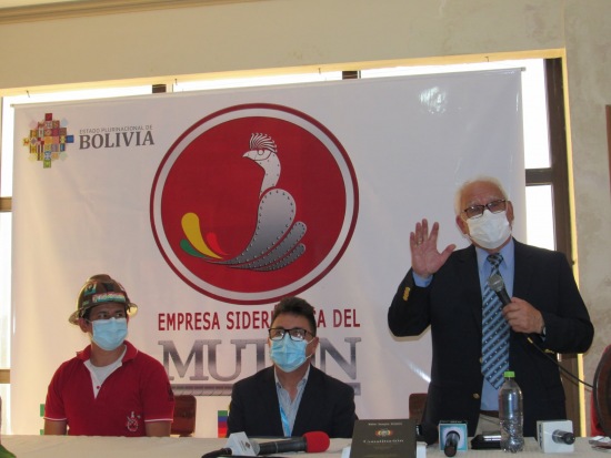 Posesionan al nuevo Presidente Ejecutivo de la Empresa Siderúrgica del Mutún